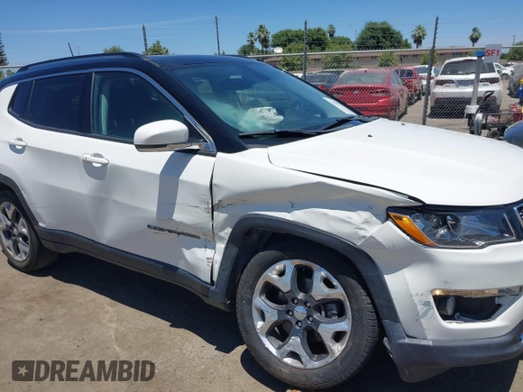 2018 Jeep Compass Limited z VIN 3C4NJCCB7JT410882, wystawiony jako IAAI lot #42536532 z przebiegiem 70 404 mil mil oraz . Historia ofert i sprzedaży dostępna na DreamBid. Obrazek 6.