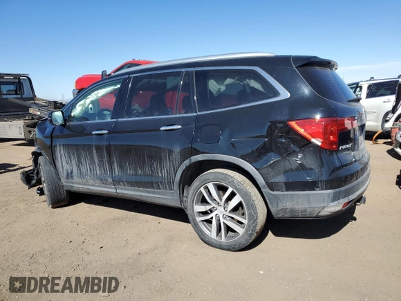 2016 Honda Pilot Elite with VIN 5FNYF6H05GB023861, listed as a Copart auction lot 47488165 with 95,632 mi miles and Salvage Title. Bid and sale history available at carsss.com. Image 2.