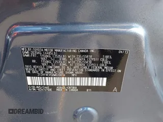 2013 Toyota RAV4 Limited with VIN 2T3YFREV5DW020014, listed as a IAAI auction lot 42747067 with 159,098 mi miles and . Bid and sale history available at DreamBid. Image 9.