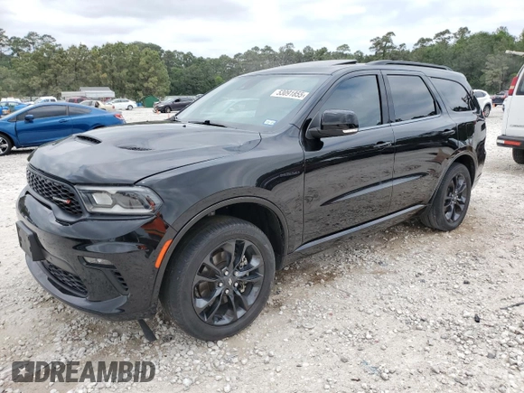 2023 Dodge Durango R/T Plus z VIN 1C4SDHCT1PC557784, wystawiony jako Copart lot #53091855 z przebiegiem 31 969 mil mil oraz Szkoda całkowita • Salvage title. Historia ofert i sprzedaży dostępna na DreamBid. Obrazek 1.