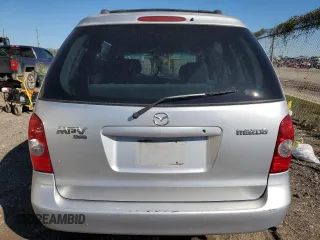 2002 Mazda MPV LX with VIN JM3LW28J520311163, listed as a Copart auction lot 85647314 with Not provided miles and Salvage title. Bid and sale history available at DreamBid. Image 6.