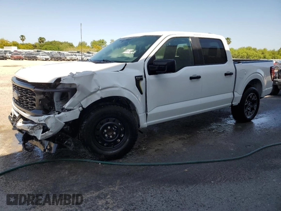 2024 Ford F-150 STX with VIN 1FTEW2K57RKD19468, listed as a Copart auction lot 51808915 with 5,055 mi miles and Clean Title. Bid and sale history available at carsss.com. Image 1.