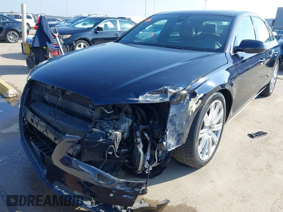 2013 Audi A8 L 4.0L with VIN WAUR2AFD3DN012893, listed as a IAAI auction lot 41209419 with 116,990 mi miles. Bid and sale history available at carsss.com. Image 6.