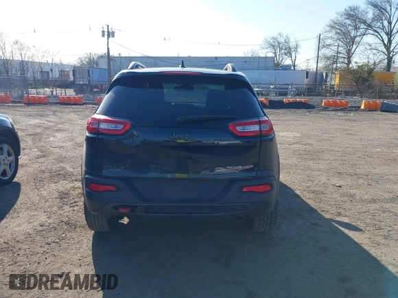 2014 Jeep Cherokee Trailhawk with VIN 1C4PJMBS5EW280598, listed as a IAAI auction lot 42079597 with 171,564 mi miles. Bid and sale history available at carsss.com. Image 16.