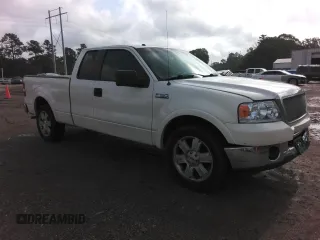 2007 Ford F-150 XL with VIN 1FTPX12V97FB61432, listed as a Copart auction lot 53758525 with 285,278 mi miles and Salvage title. Bid and sale history available at DreamBid. Image 4.
