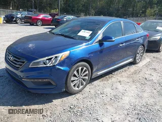 2015 Hyundai Sonata Sport with VIN 5NPE34AF9FH107616, listed as a IAAI auction lot 41867858 with 108,508 mi miles and . Bid and sale history available at DreamBid. Image 2.