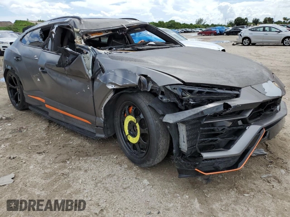 2019 Lamborghini Urus z VIN ZPBUA1ZL5KLA05433, wystawiony jako Copart lot #69777194 z przebiegiem Nie podano mil oraz Tytuł czysty. Historia ofert i sprzedaży dostępna na DreamBid. Obrazek 4.