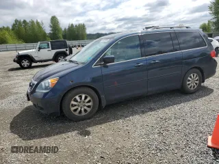 2010 Honda Odyssey EX-L with VIN 5FNRL3H66AB043513, listed as a Copart auction lot 55463905 with 173,185 mi miles and Clean Title. Bid and sale history available at carsss.com. Image 1.