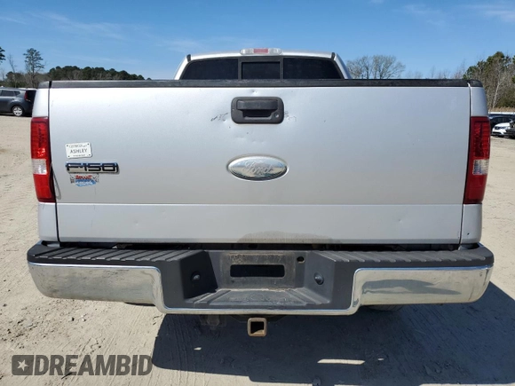 2006 Ford F-150 STX with VIN 1FTRX12W56NA71121, listed as a Copart auction lot 49388495 with 158,971 mi miles and Salvage Title. Bid and sale history available at carsss.com. Image 6.