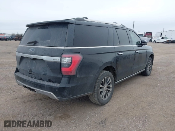 2018 Ford Expedition Max Limited with VIN 1FMJK1KT6JEA17686, listed as a IAAI auction lot 41534192 with 117,179 mi miles and . Bid and sale history available at DreamBid. Image 4.