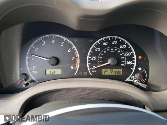 2009 Toyota Corolla with VIN 1NXBU40E59Z054167, listed as a Copart auction lot 87314624 with 141,235 mi miles and Salvage Title. Bid and sale history available at carsss.com. Image 9.