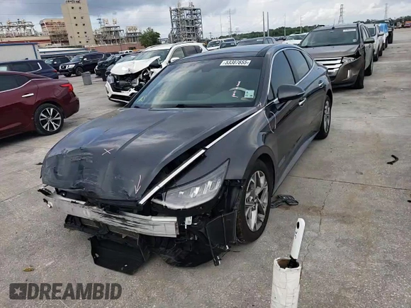 2020 Hyundai Sonata SEL z VIN 5NPEF4JA9LH031676, wystawiony jako Copart lot #53387655 z przebiegiem 61 796 mil mil oraz Szkoda całkowita • Salvage title. Historia ofert i sprzedaży dostępna na DreamBid. Obrazek 14.
