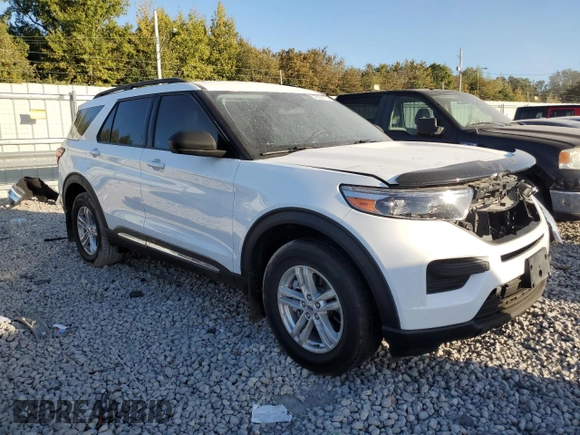 2020 Ford Explorer XLT with VIN 1FMSK8DH6LGC67152, listed as a Copart auction lot 41470355 with 35,200 mi miles and Salvage Title. Bid and sale history available at carsss.com. Image 4.