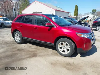 2013 Ford Edge SEL with VIN 2FMDK4JC1DBB91326, listed as a IAAI auction lot 42090946 with 209,400 mi miles. Bid and sale history available at carsss.com. Image 1.