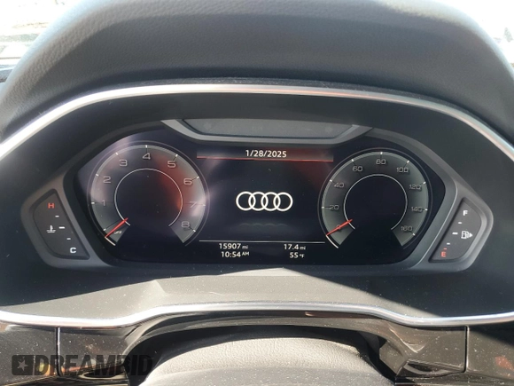2022 Audi Q3 with VIN WA1BUDF35N1019466, listed as a Copart auction lot 42330805 with 15,907 mi miles and Salvage title. Bid and sale history available at DreamBid. Image 9.