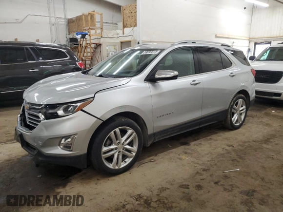 2019 Chevrolet Equinox Premier with VIN 2GNAXYEX2K6290778, listed as a Copart auction lot 53099615 with 89,911 mi miles and Salvage Title. Bid and sale history available at DreamBid. Image 1.