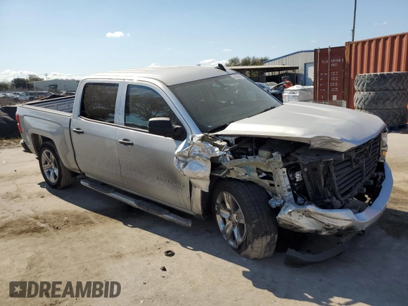 2018 Chevrolet Silverado 1500 Custom with VIN 3GCPCPEH4JG271380, listed as a Copart auction lot 44396945 with 156,074 mi miles and Salvage Title. Bid and sale history available at DreamBid. Image 4.