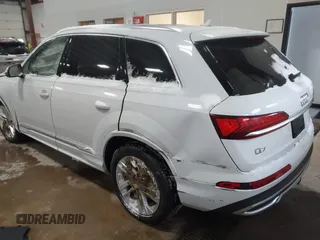 2023 Audi Q7 Premium Plus with VIN WA1LXBF79PD006076, listed as a IAAI auction lot 41410273 with 18,409 mi miles. Bid and sale history available at carsss.com. Image 3.