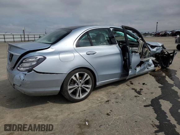 2015 Mercedes-Benz C-Class C 300 with VIN 55SWF4JB3FU072870, listed as a Copart auction lot 45989365 with 80,019 mi miles and Salvage Title. Bid and sale history available at carsss.com. Image 3.