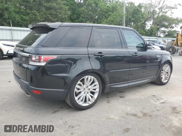 2014 Land Rover Range Rover Sport HSE with VIN SALWR2WF9EA352527, listed as a Copart auction lot 60895315 with 117,930 mi miles and Clean title. Bid and sale history available at DreamBid. Image 3.