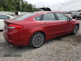 2018 Ford Fusion Titanium with VIN 3FA6P0RU9JR120124, listed as a Copart auction lot 54992384 with 117,170 mi miles and Salvage Title. Bid and sale history available at DreamBid. Image 3.