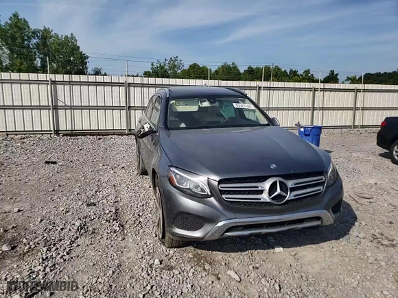 2017 Mercedes-Benz GLC with VIN WDC0G4JB1HF166291, listed as a Copart auction lot 65521144 with 0 mi miles and Salvage Title. Bid and sale history available at carsss.com. Image 11.
