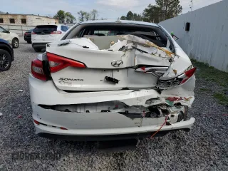 2016 Hyundai Sonata SE with VIN 5NPE24AF5GH403642, listed as a Copart auction lot 55575015 with 147,462 mi miles and Salvage Title. Bid and sale history available at carsss.com. Image 6.