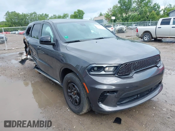 2023 Dodge Durango Pursuit with VIN 1C4SDJFTXPC631559, listed as a IAAI auction lot 42492276 with 18,243 mi miles and . Bid and sale history available at DreamBid. Image 1.