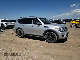 2018 Nissan Armada Platinum with VIN JN8AY2ND0JX000162, listed as a Copart auction lot 62196153 with 35,872 mi miles and Clean Title. Bid and sale history available at carsss.com. Image 11.