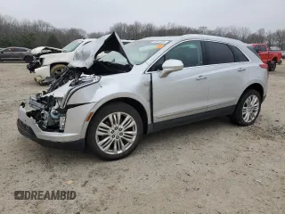2018 Cadillac XT5 Premium Luxury FWD with VIN 1GYKNERS9JZ246399, listed as a Copart auction lot 43857635 with 89,083 mi miles and Salvage title. Bid and sale history available at DreamBid. Image 1.