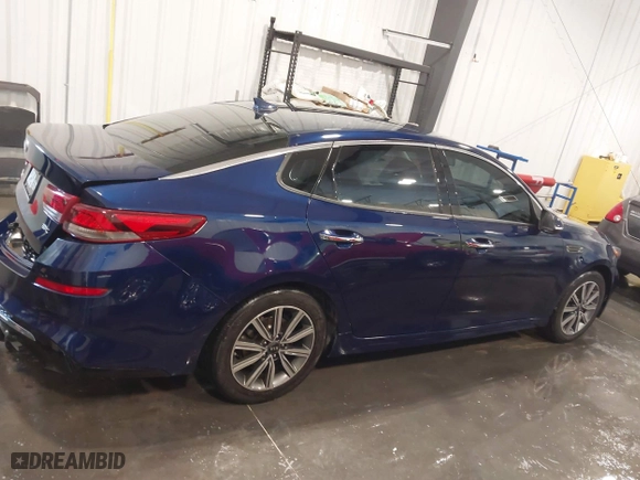 2019 Kia Optima EX with VIN 5XXGU4L19KG285328, listed as a IAAI auction lot 41653327 with 114,251 mi miles. Bid and sale history available at carsss.com. Image 13.