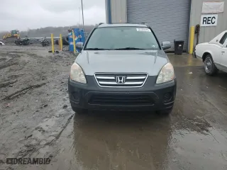 2006 Honda CR-V EX with VIN SHSRD788X6U411360, listed as a Copart auction lot 52104445 with 169,724 mi miles and Salvage Title. Bid and sale history available at carsss.com. Image 5.