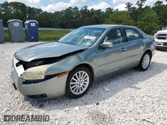 2006 Mercury Milan Premier with VIN 3MEFM08186R655848, listed as a Copart auction lot 71930704 with 152,949 mi miles and Salvage Title. Bid and sale history available at carsss.com. Image 1.