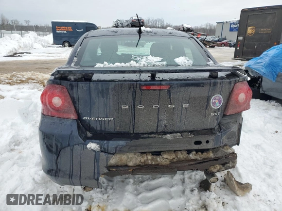 2012 Dodge Avenger SXT Plus with VIN 1C3CDZEG8CN244048, listed as a Copart auction lot 44672875 with 176,067 mi miles and Non Repairable. Bid and sale history available at carsss.com. Image 6.