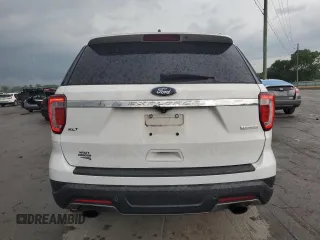 2018 Ford Explorer XLT with VIN 1FM5K7DH0JGA23596, listed as a Copart auction lot 59848265 with 91,497 mi miles and Salvage title. Bid and sale history available at DreamBid. Image 6.
