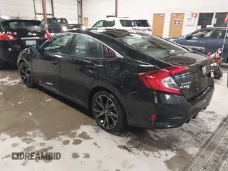 2021 Honda Civic Sedan Sport with VIN 2HGFC2F85MH544877, listed as a IAAI auction lot 41933080 with 65,652 mi miles. Bid and sale history available at carsss.com. Image 3.