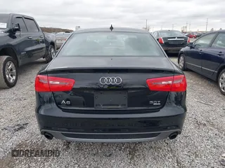 2013 Audi A6 3.0T Prestige with VIN WAUHGAFCXDN053087, listed as a IAAI auction lot 40840631 with 62,567 mi miles. Bid and sale history available at carsss.com. Image 16.