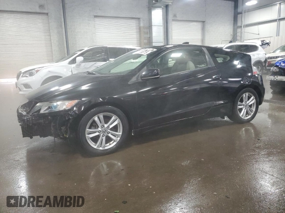 2012 Honda CR-Z EX with VIN JHMZF1D61CS003524, listed as a Copart auction lot 44848715 with 71,317 mi miles and Salvage Title. Bid and sale history available at carsss.com. Image 1.