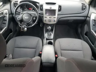 2013 Kia Forte SX with VIN KNAFW4A33D5684184, listed as a Copart auction lot 81901544 with 122,318 mi miles and Salvage Title. Bid and sale history available at carsss.com. Image 8.