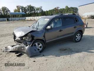 2008 Hyundai Tucson GLS with VIN KM8JM12B18U735678, listed as a Copart auction lot 70965384 with 182,834 mi miles and Salvage Title. Bid and sale history available at carsss.com. Image 1.