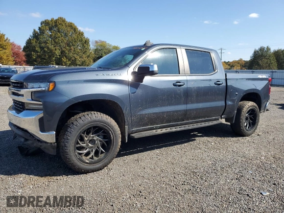 2021 Chevrolet Silverado 1500 LT with VIN 1GCUYDET8MZ418277, listed as a Copart auction lot 77741544 with 69,798 mi miles and Salvage Title. Bid and sale history available at carsss.com. Image 1.