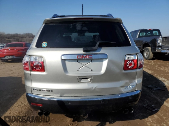 2008 GMC Acadia SLT1 with VIN 1GKEV23768J264541, listed as a Copart auction lot 48747525 with 142,930 mi miles and Salvage Title. Bid and sale history available at DreamBid. Image 6.