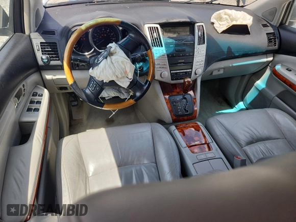 2005 Lexus RX 330 with VIN 2T2GA31U85C021864, listed as a Copart auction lot 59857965 with 135,756 mi miles and Salvage title. Bid and sale history available at DreamBid. Image 8.