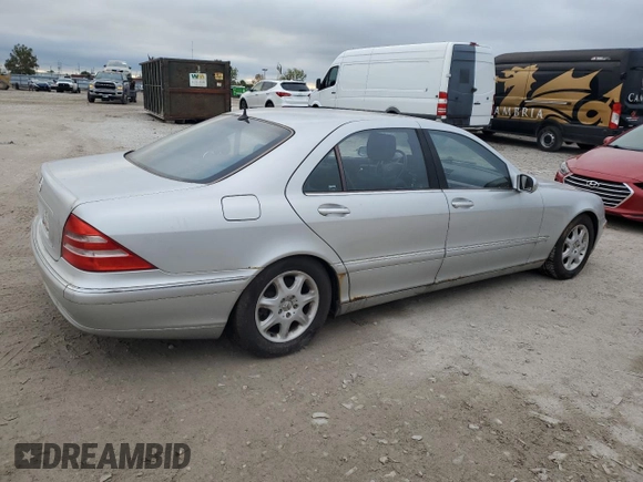 2002 Mercedes-Benz S-Class 5.0L with VIN WDBNG75J62A283821, listed as a Copart auction lot 72925304 with 93,531 mi miles and Clean Title. Bid and sale history available at carsss.com. Image 3.