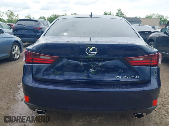 2015 Lexus IS 250 with VIN JTHCF1D20F5023138, listed as a IAAI auction lot 42251286 with 106,145 mi miles and . Bid and sale history available at DreamBid. Image 17.