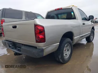 2008 Dodge 1500 ST with VIN 1D7HA16K58J241840, listed as a IAAI auction lot 41428791 with Not Provided miles and . Bid and sale history available at DreamBid. Image 4.