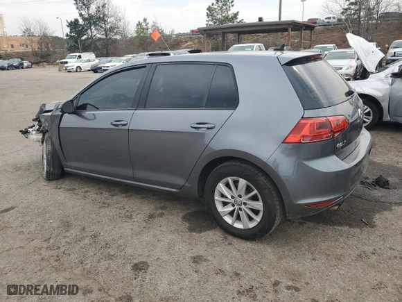 2016 Volkswagen Golf TSI SE with VIN 3VW217AUXGM014041, listed as a Copart auction lot 48544145 with 84,051 mi miles and Salvage Title. Bid and sale history available at carsss.com. Image 2.