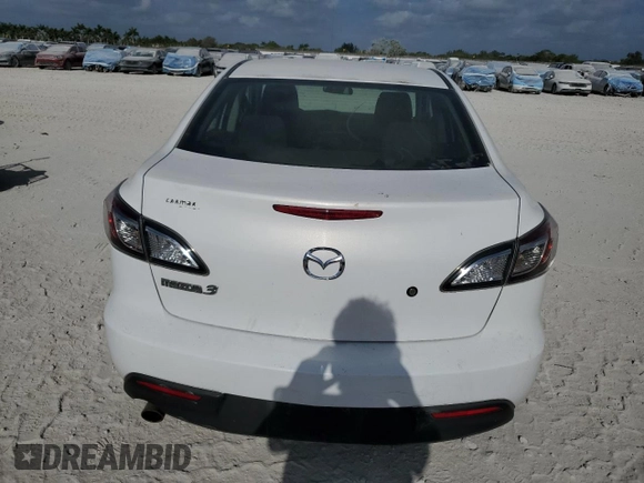 2011 Mazda 3 i Sport with VIN JM1BL1UF4B1381403, listed as a Copart auction lot 54313505 with 171,667 mi miles and Salvage Title. Bid and sale history available at DreamBid. Image 6.