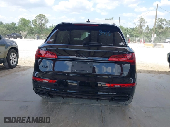 2024 Audi Q5 S line Prestige with VIN WA1FAAFY8R2034774, listed as a IAAI auction lot 42227400 with 16,521 mi miles and . Bid and sale history available at DreamBid. Image 17.