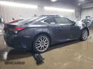 2021 Lexus RC with VIN JTHD85EC8M5006372, listed as a Copart auction lot 77558664 with 37,846 mi miles and Salvage Title. Bid and sale history available at carsss.com. Image 3.
